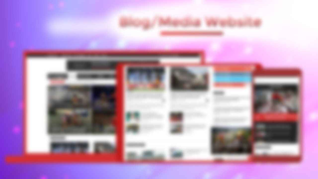 Blog & Media Website - blur