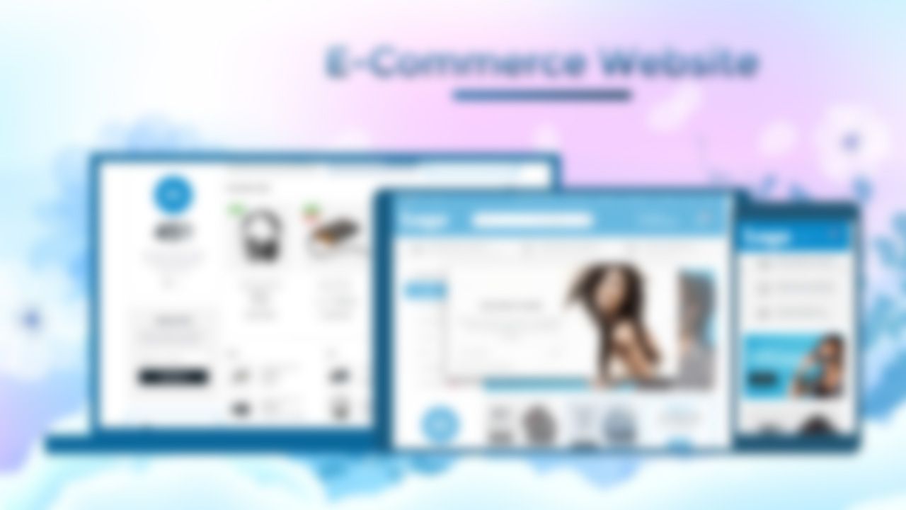 E-Commerce Website - blur
