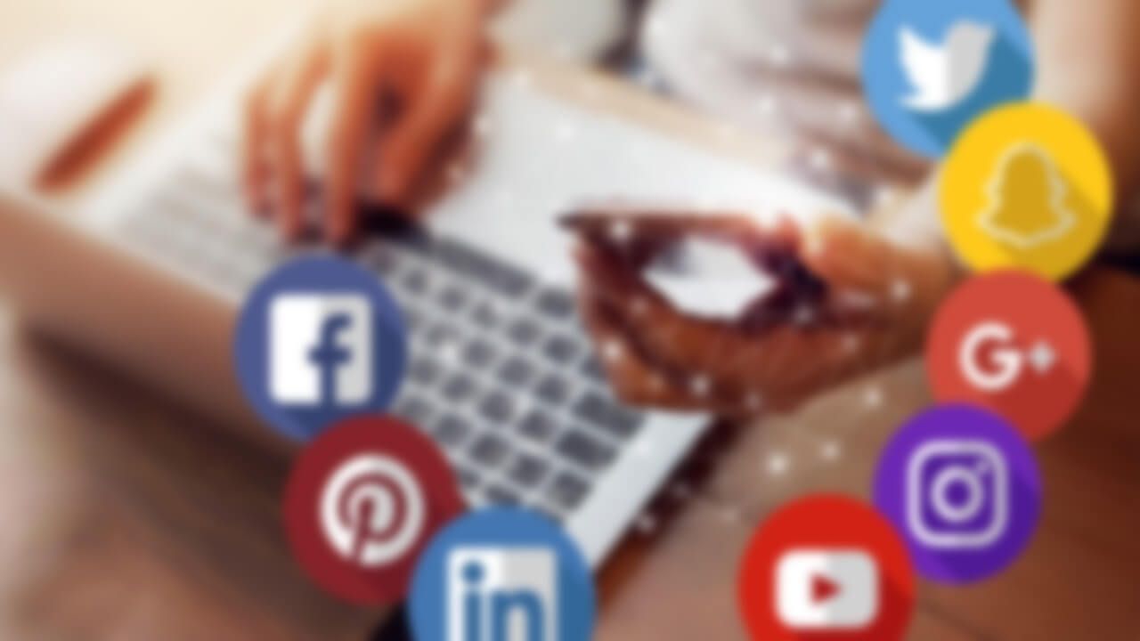 Integrated Social Media Marketing Package Service - blur background