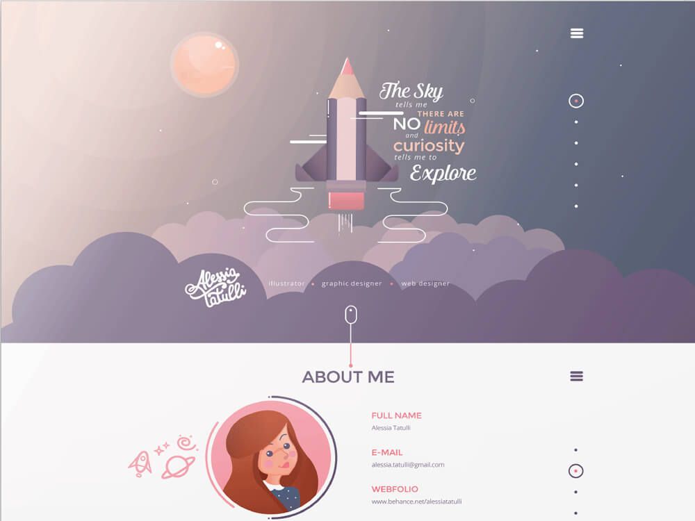Personal Website illustration