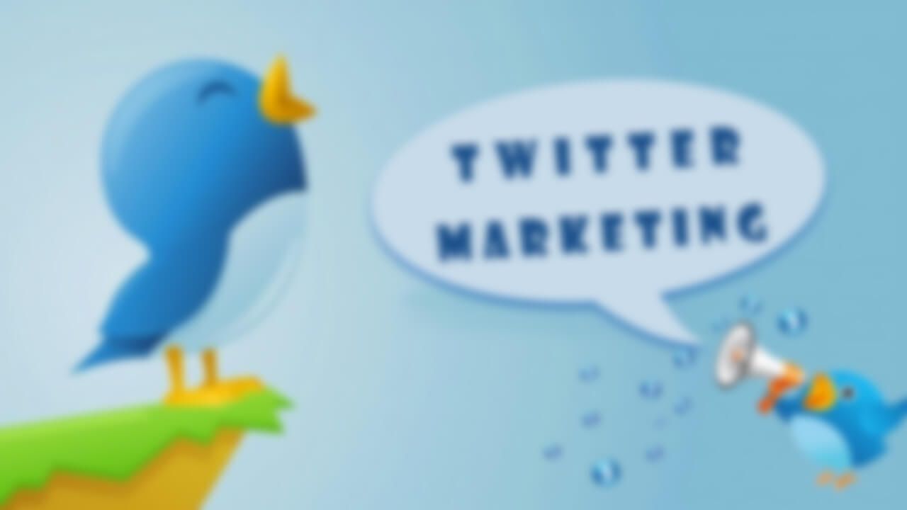 Twitter Marketing - blur